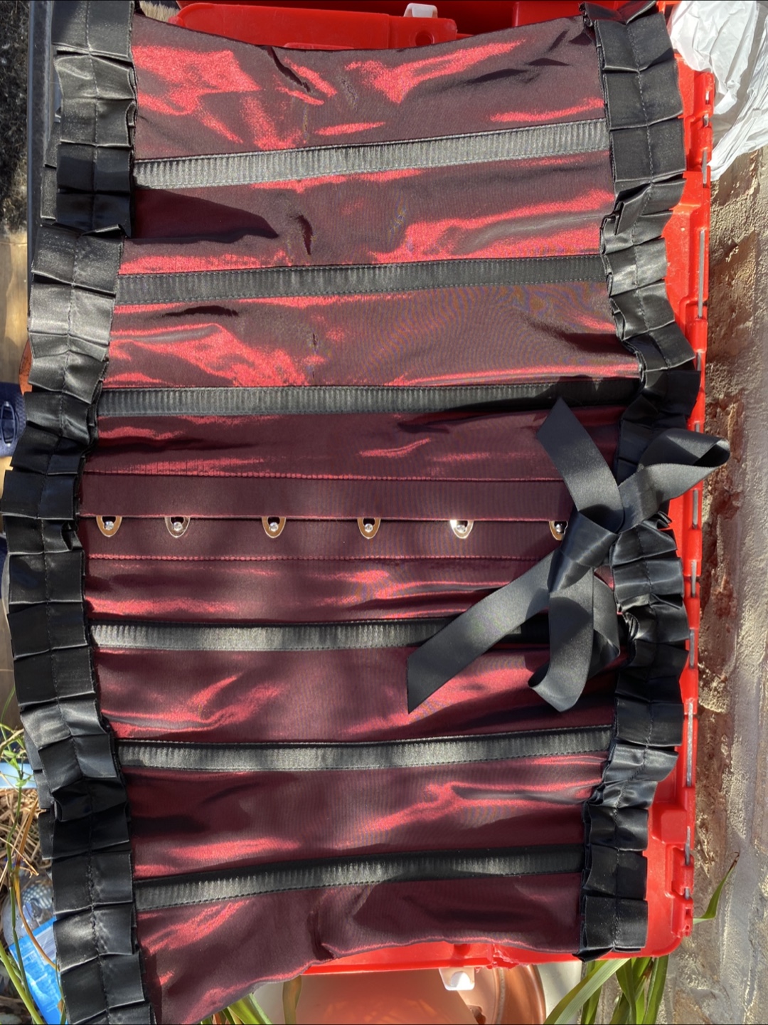 Burgundy Corset - Size 32