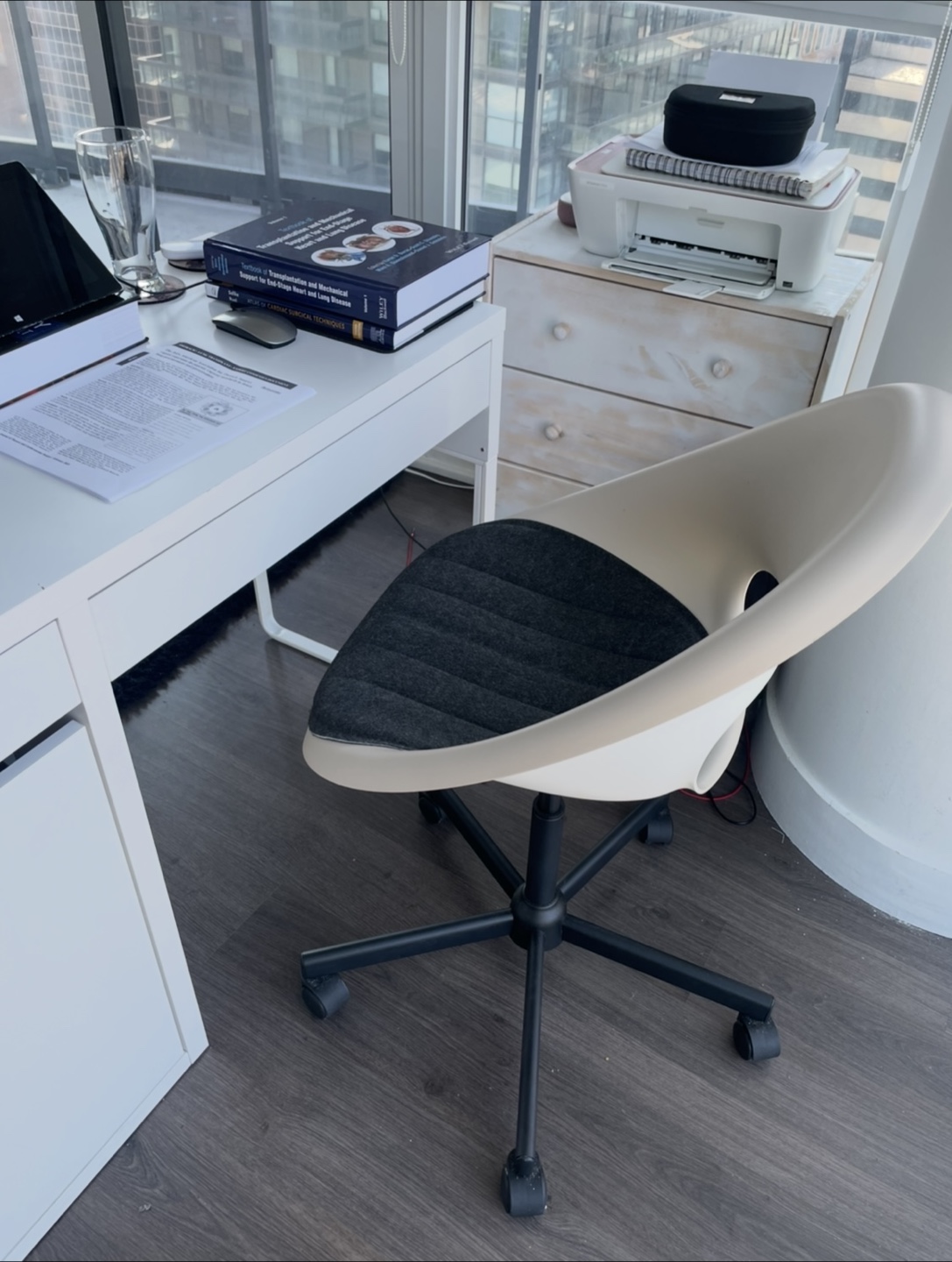 Stylish Swivel Computer Desk Chair with seat mat - photo 2