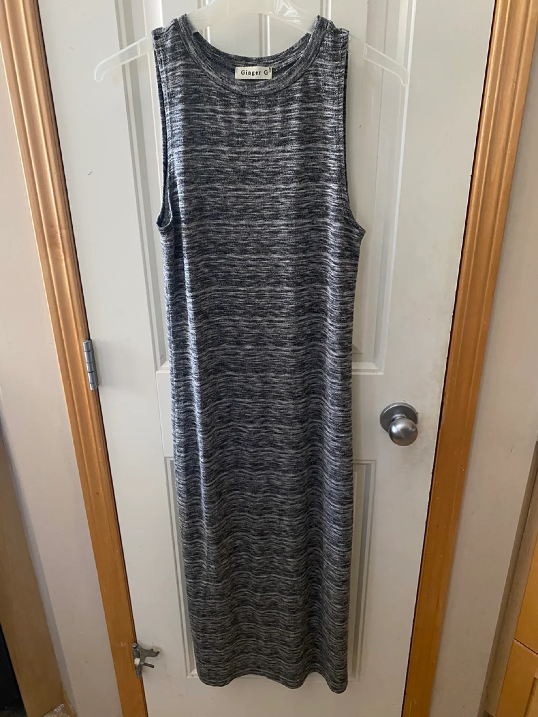 Ginger G Grey Maxi Dress BNWOT thumbnail