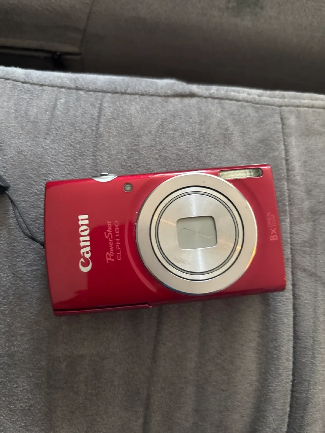 Canon PowerShot ELPH 180 Red Camera thumbnail