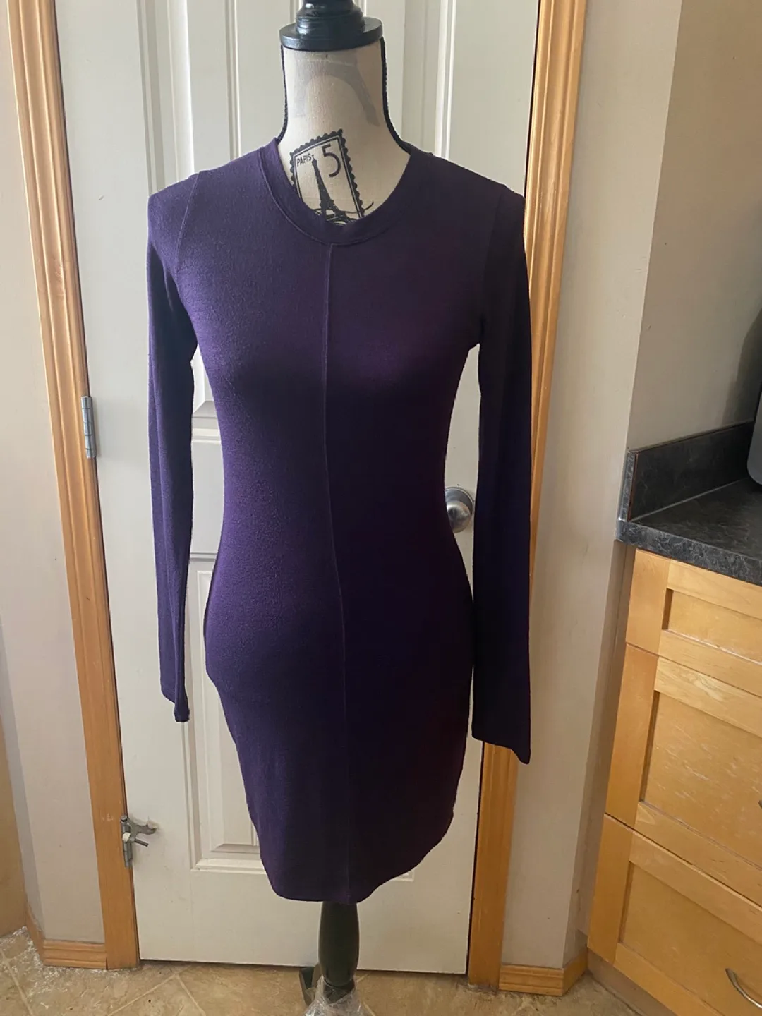 Wilfred Purple Long Sleeve Dress thumbnail