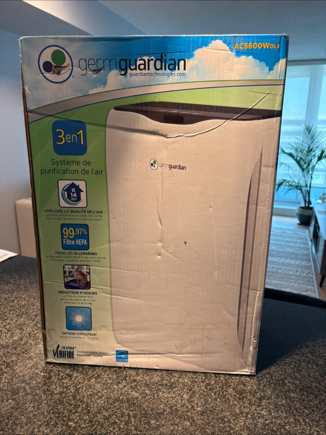 GermGuardian AC5600WDLX 3-in-1 Air Purifier thumbnail