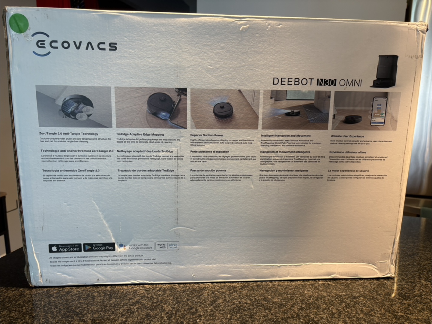 Ecovacs DEEBOT N30 OMNI Robot Vacuum - New in Box! - photo 3