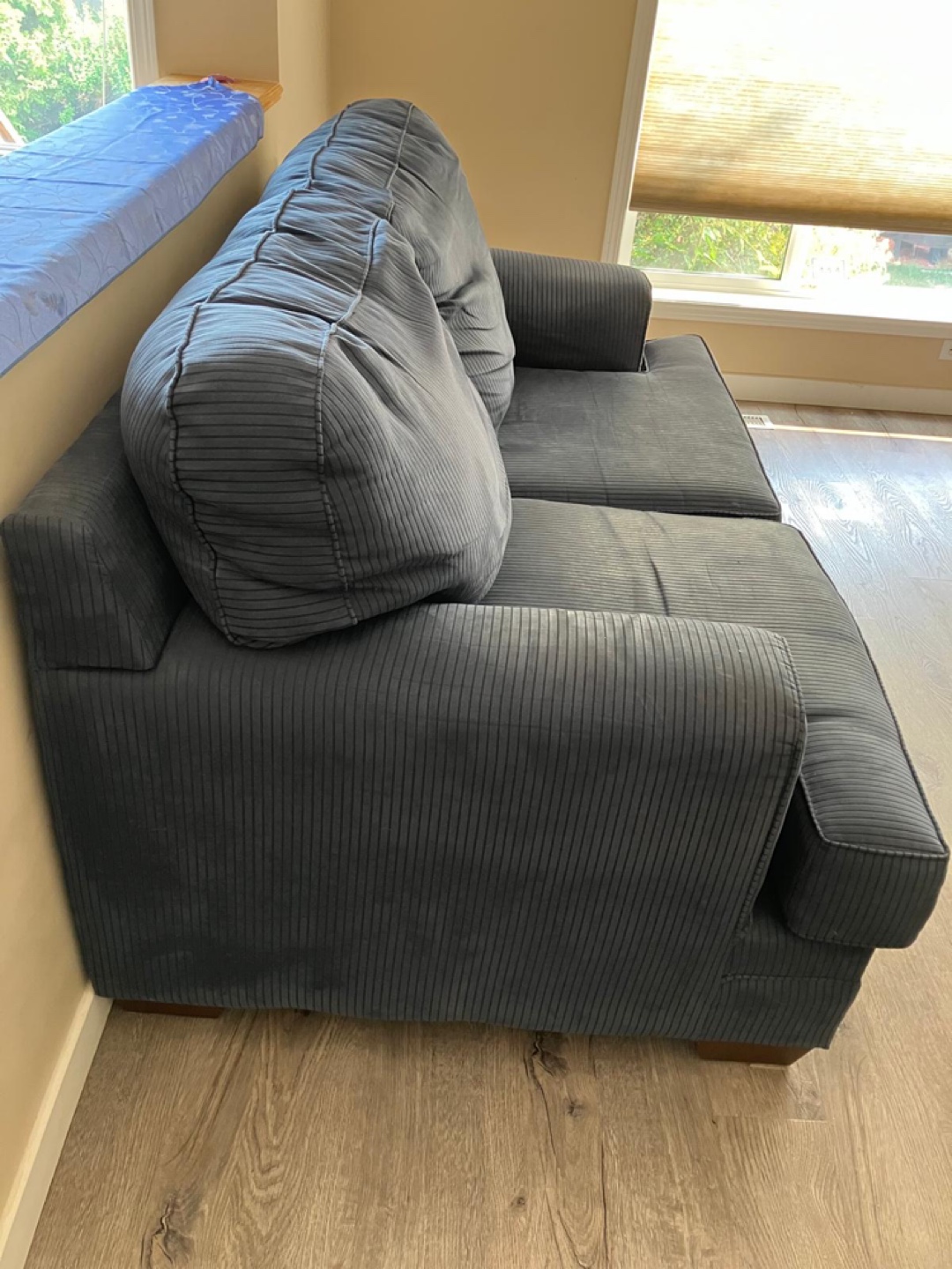 Blue Loveseat & Armchair Set - photo 3
