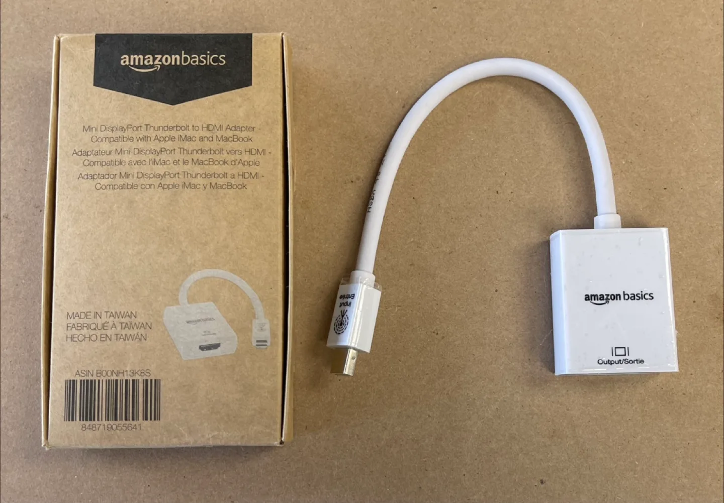 AmazonBasics Mini DisplayPort to HDMI Adapter - New thumbnail