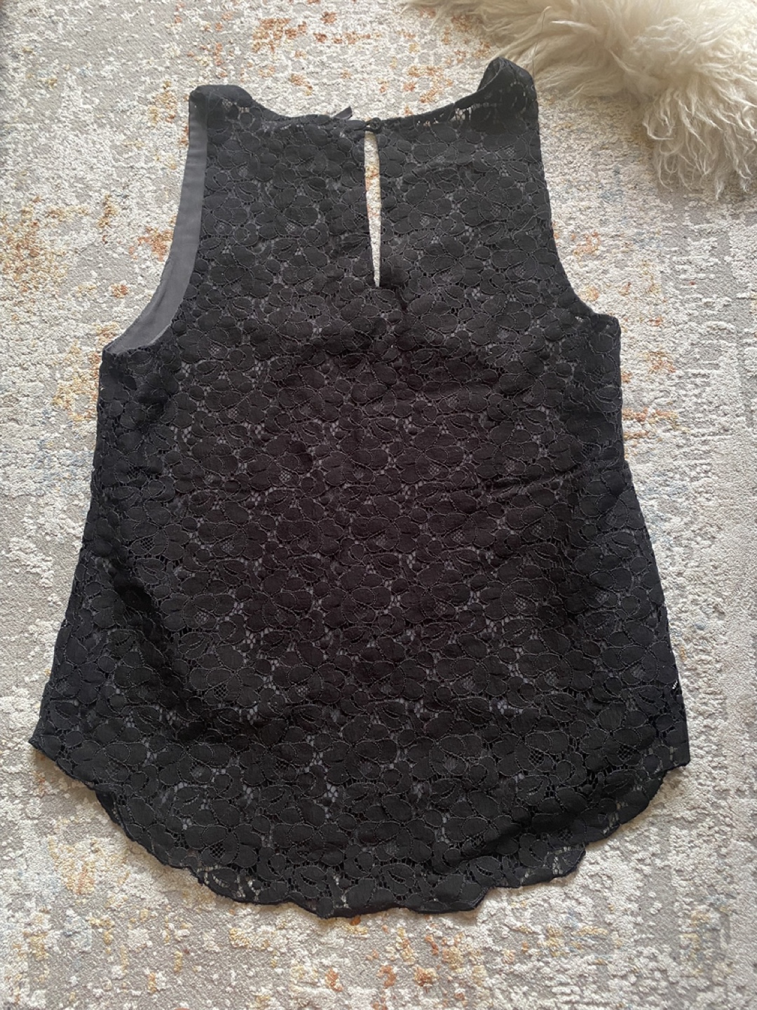 Talula Black Lace Tank Top - XS - photo 4