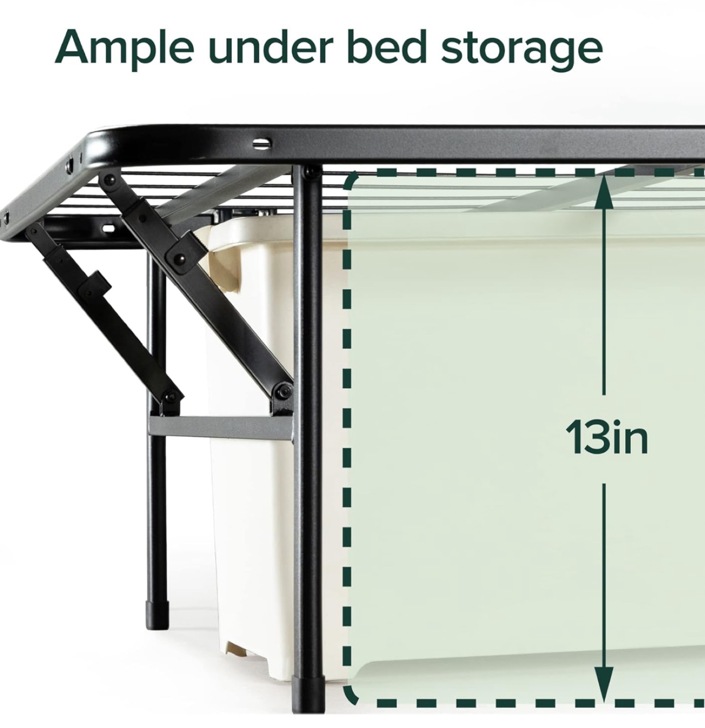 Zinus Metal Bed Frame - Twin Size (NEW) - photo 3