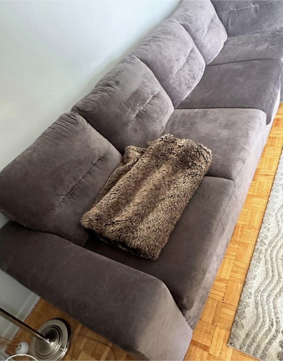 Grey Modular Sectional Sofa - photo 5