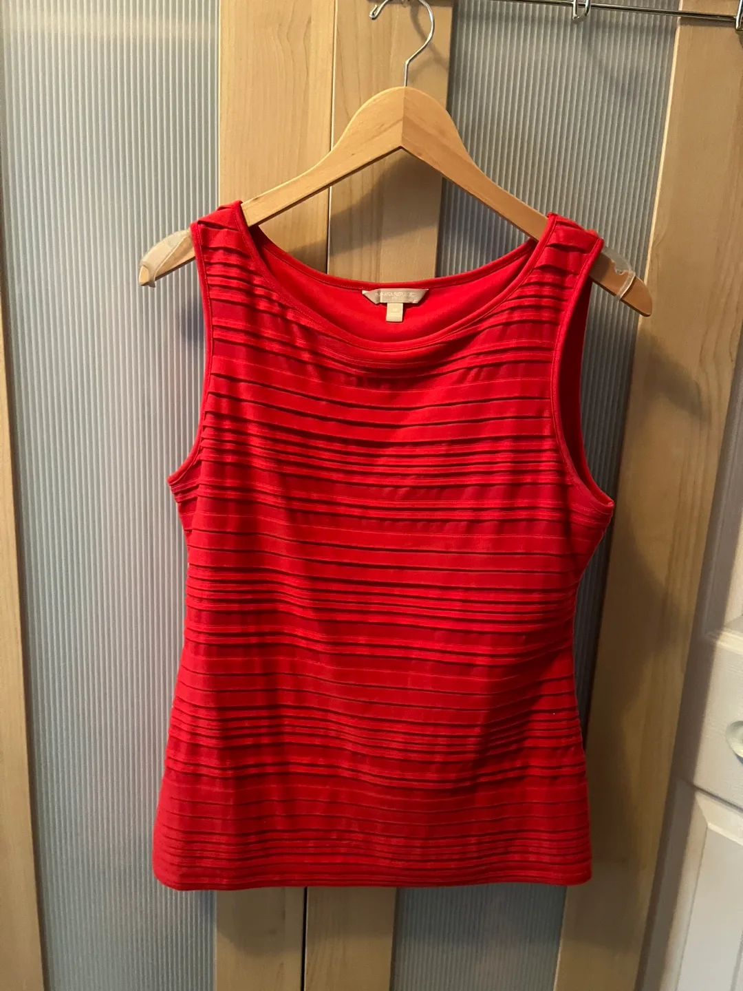 Banana Republic Red Sleeveless Top - Size M thumbnail