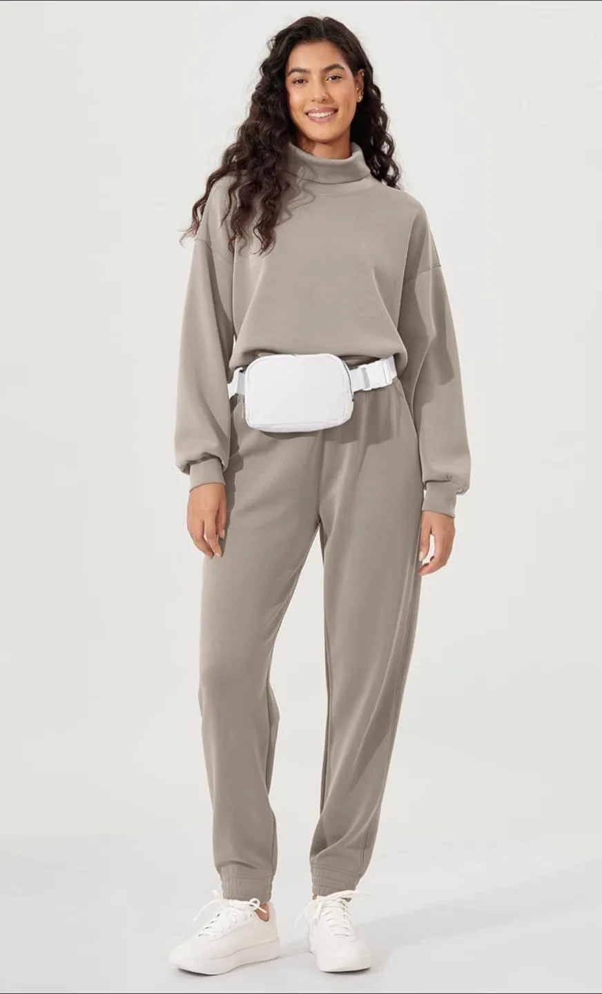 Brown unisex belt bag thumbnail