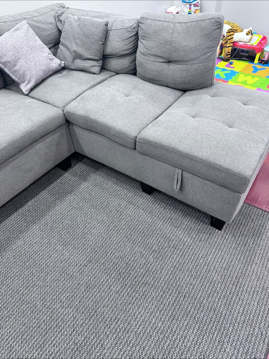 Sectional Sofa with storage ottoman for sale!! image indicator(2)