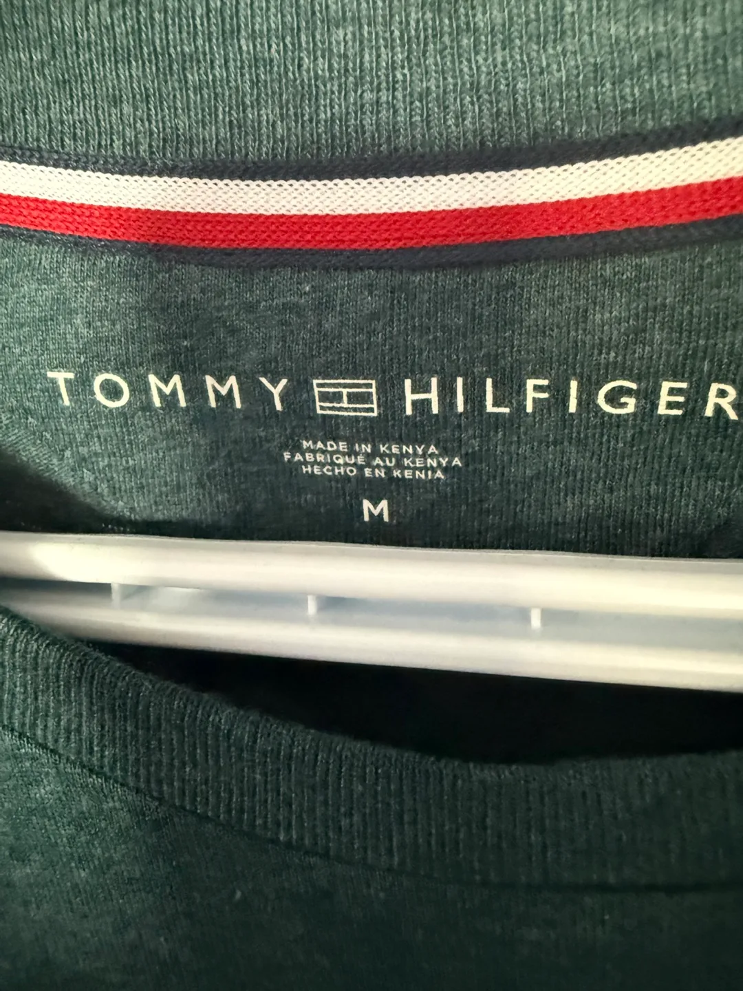 Tommy Hilfiger Green T-Shirt - Size M image indicator(2)