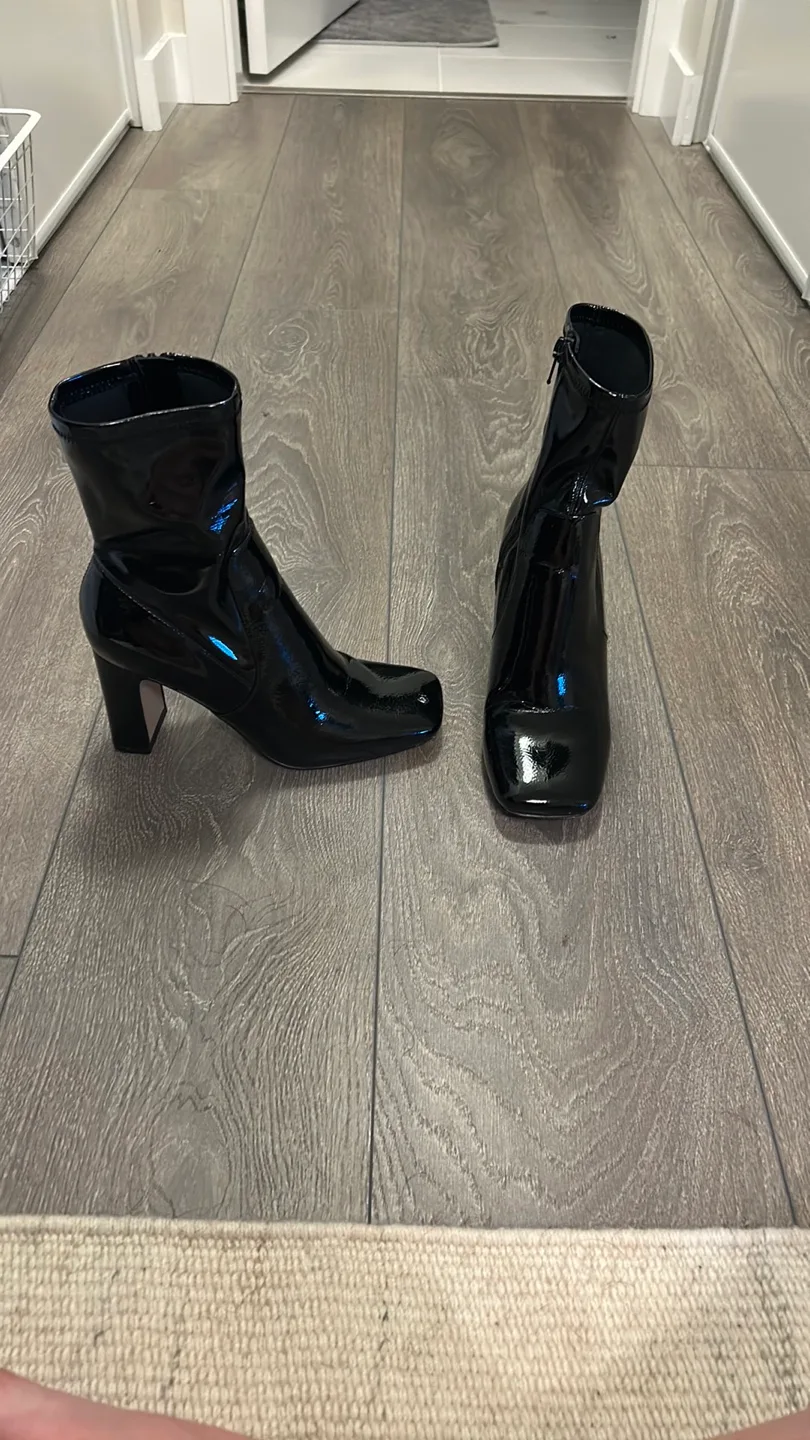 Call It Spring Black Boots Size 7 thumbnail
