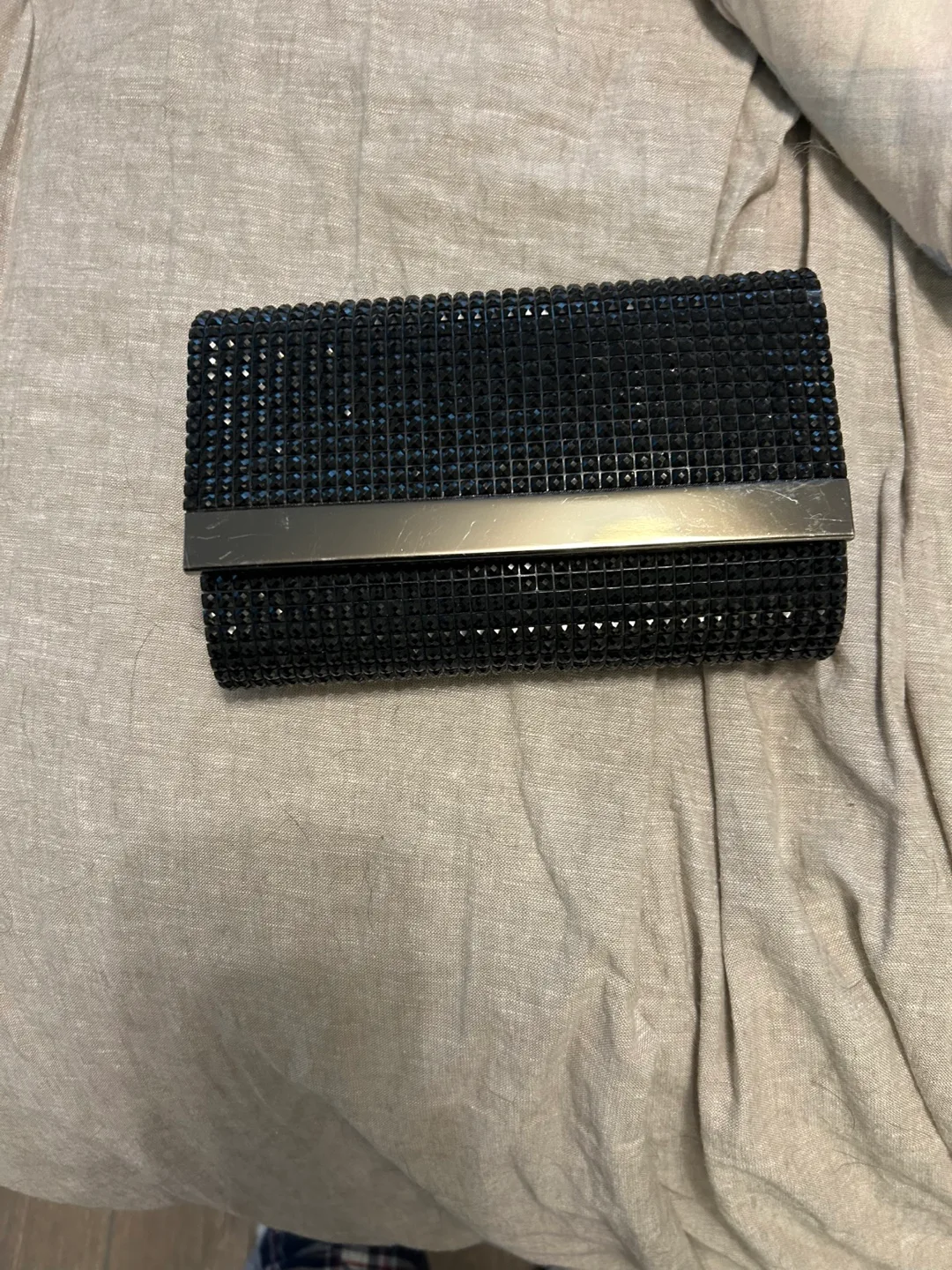 Black Embellished Clutch thumbnail
