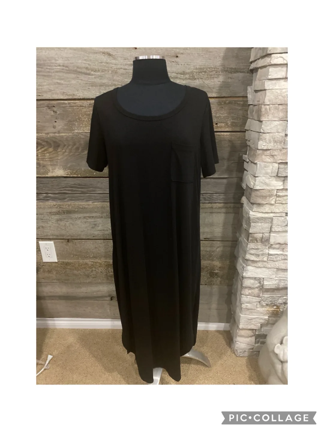Vanilla Bay Black T-Shirt Dress - Size Large thumbnail