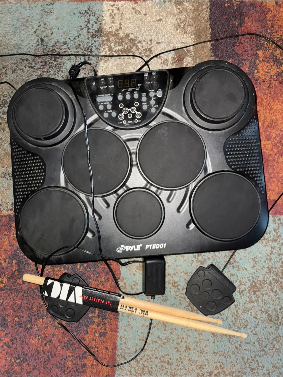 Pyle PTED01 Electronic Drum Pad Set thumbnail