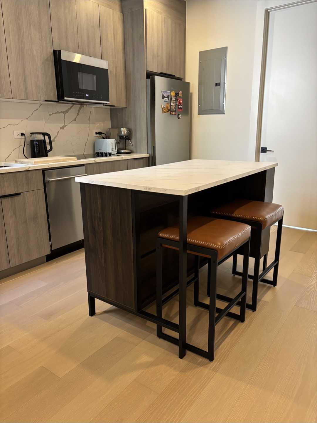 Wexford 55” Kitchen Island with Storage