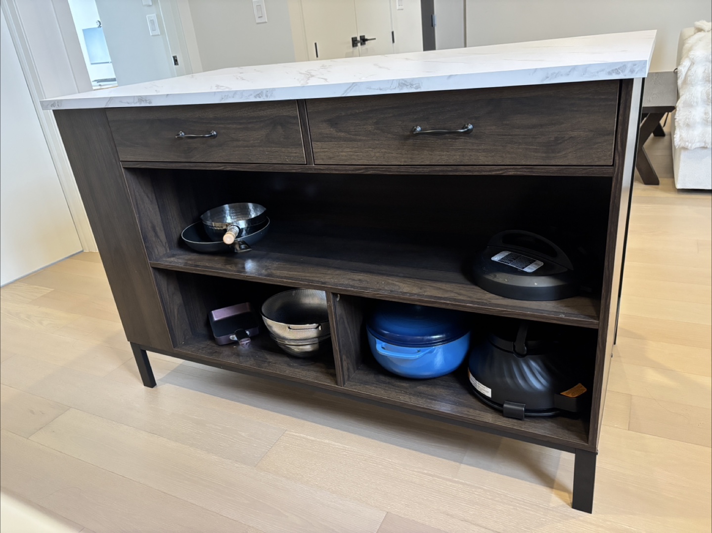Wexford 55” Kitchen Island with Storage - photo 5