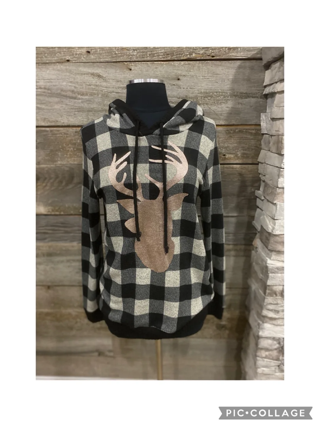 12PM by Mon Ami Reindeer Shirt - Size Large thumbnail