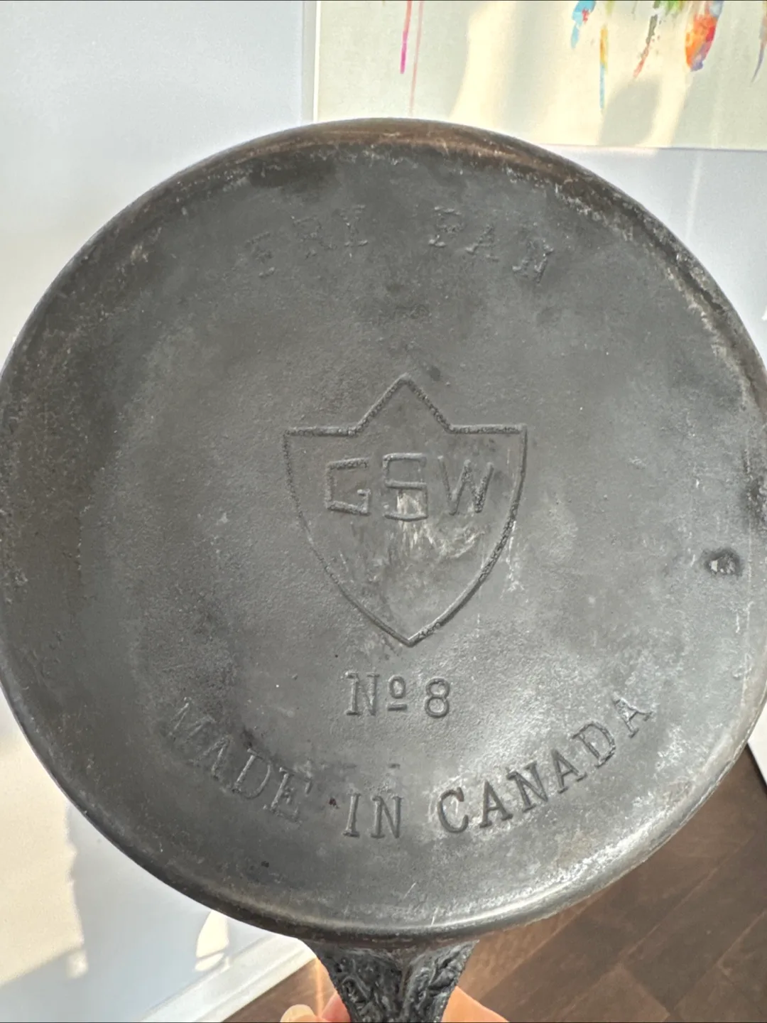 GSW No. 8 Cast Iron Pan - Made in Canada thumbnail