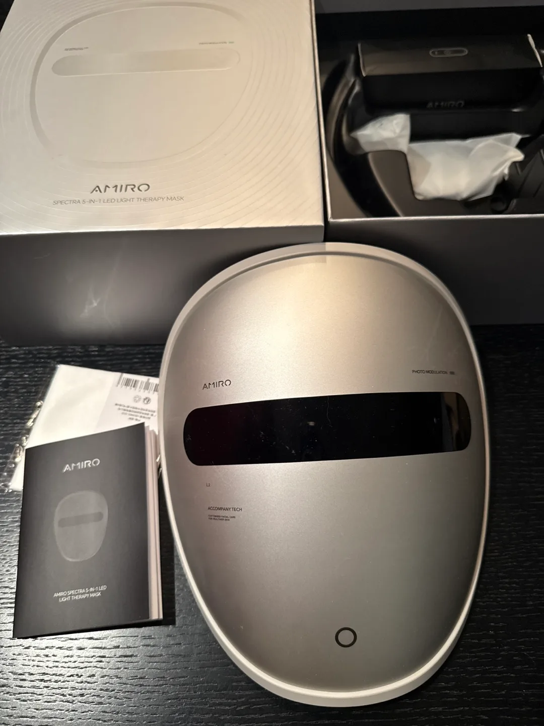 Amiro Spectra 5-in-1 LED Light Therapy Mask image indicator(4)