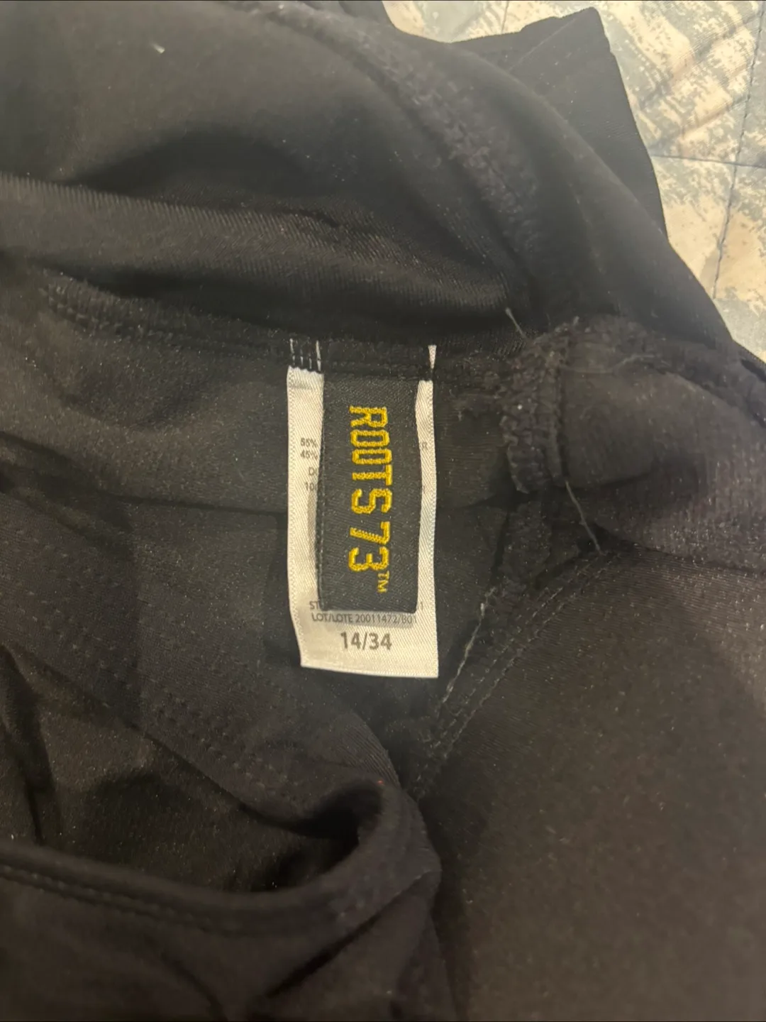 Roots 73 Swimsuit, Size 14/34, Blue & Black image indicator(5)