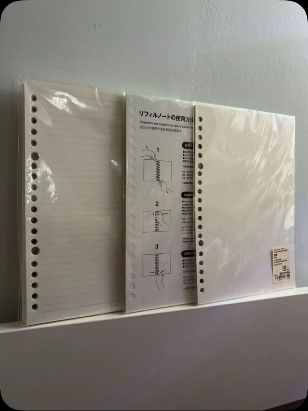 A5 size MUJI Notebook and paper thumbnail