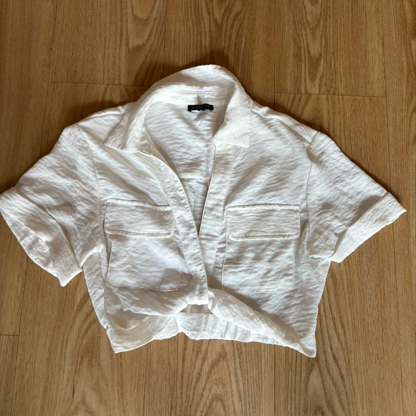Dynamite White Crop Top thumbnail