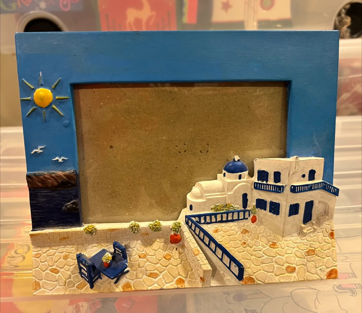 ✨Handcrafted Greek Island Picture Frame thumbnail