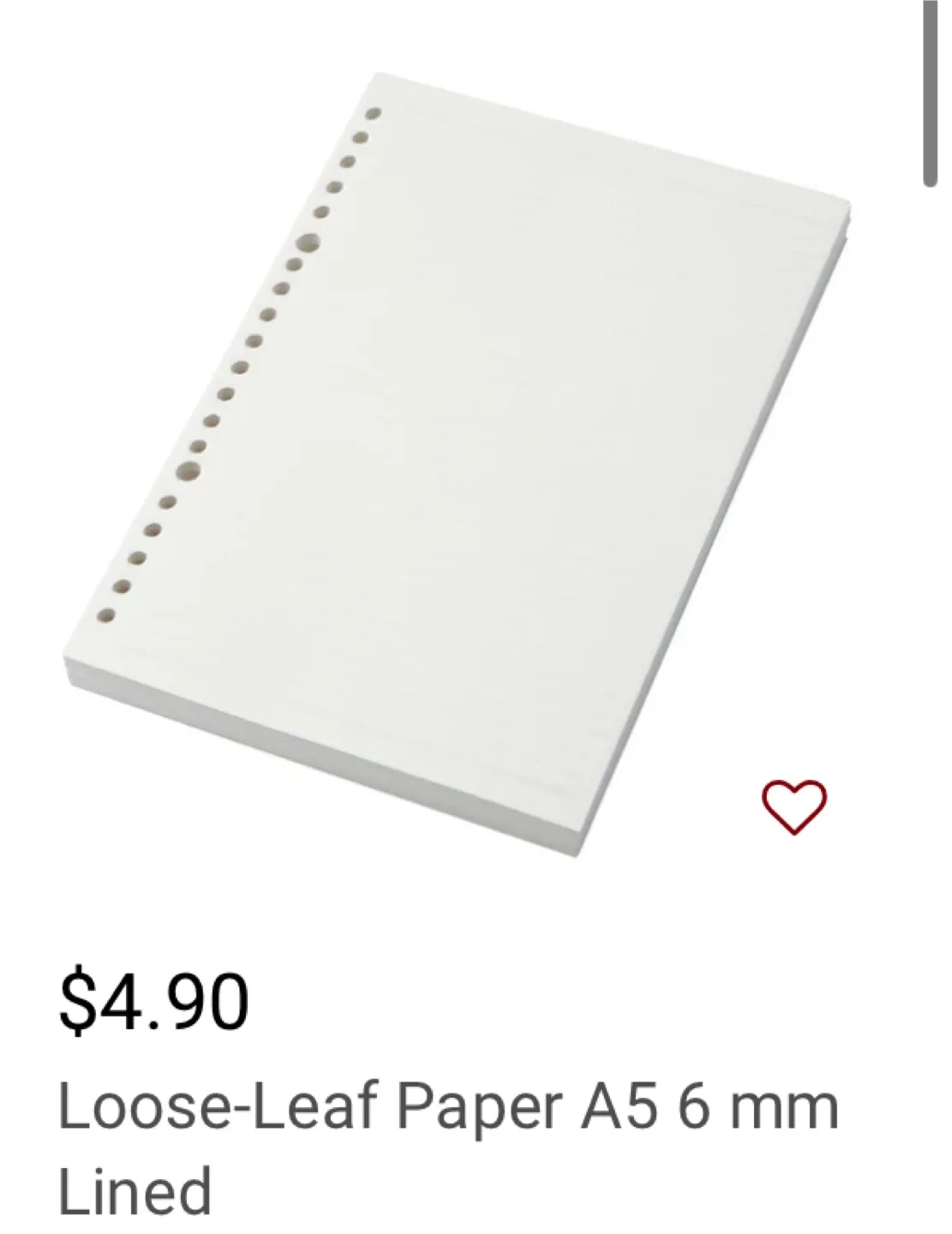 A5 size MUJI Notebook and paper image indicator(8)