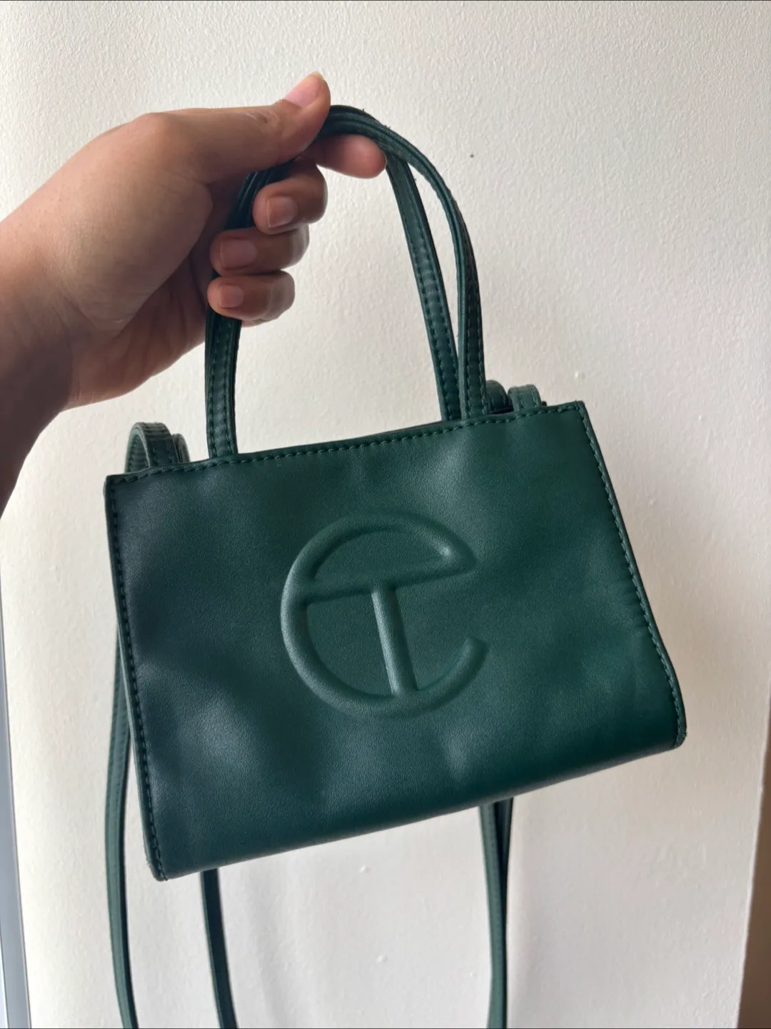 Telfar Small Shopping Bag - Dark Green thumbnail