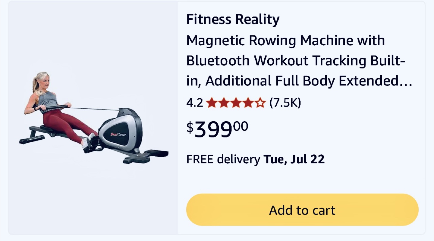 Fitness Reality Rowing Machine… - photo 5