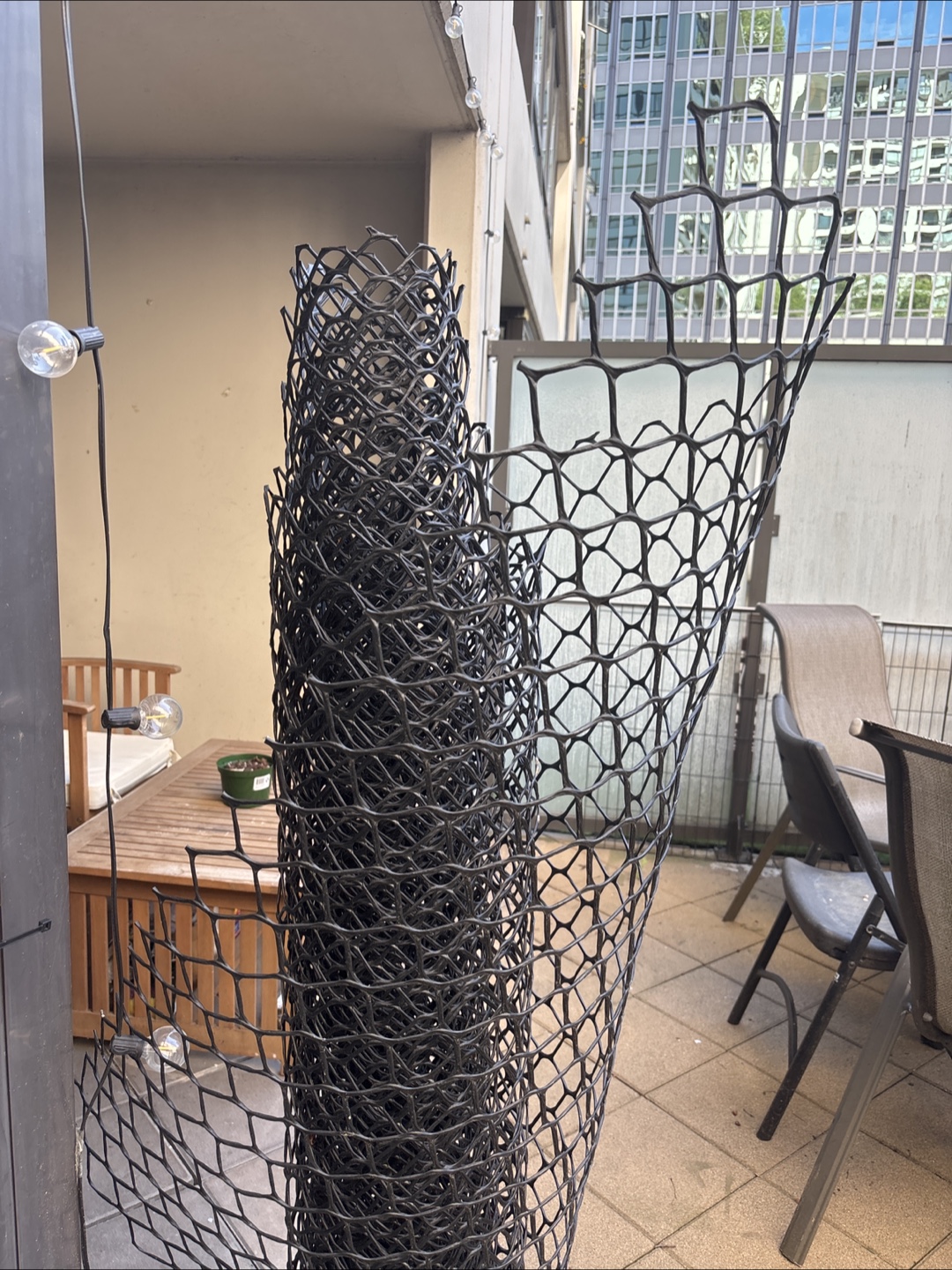 Black Plastic Garden Fencing