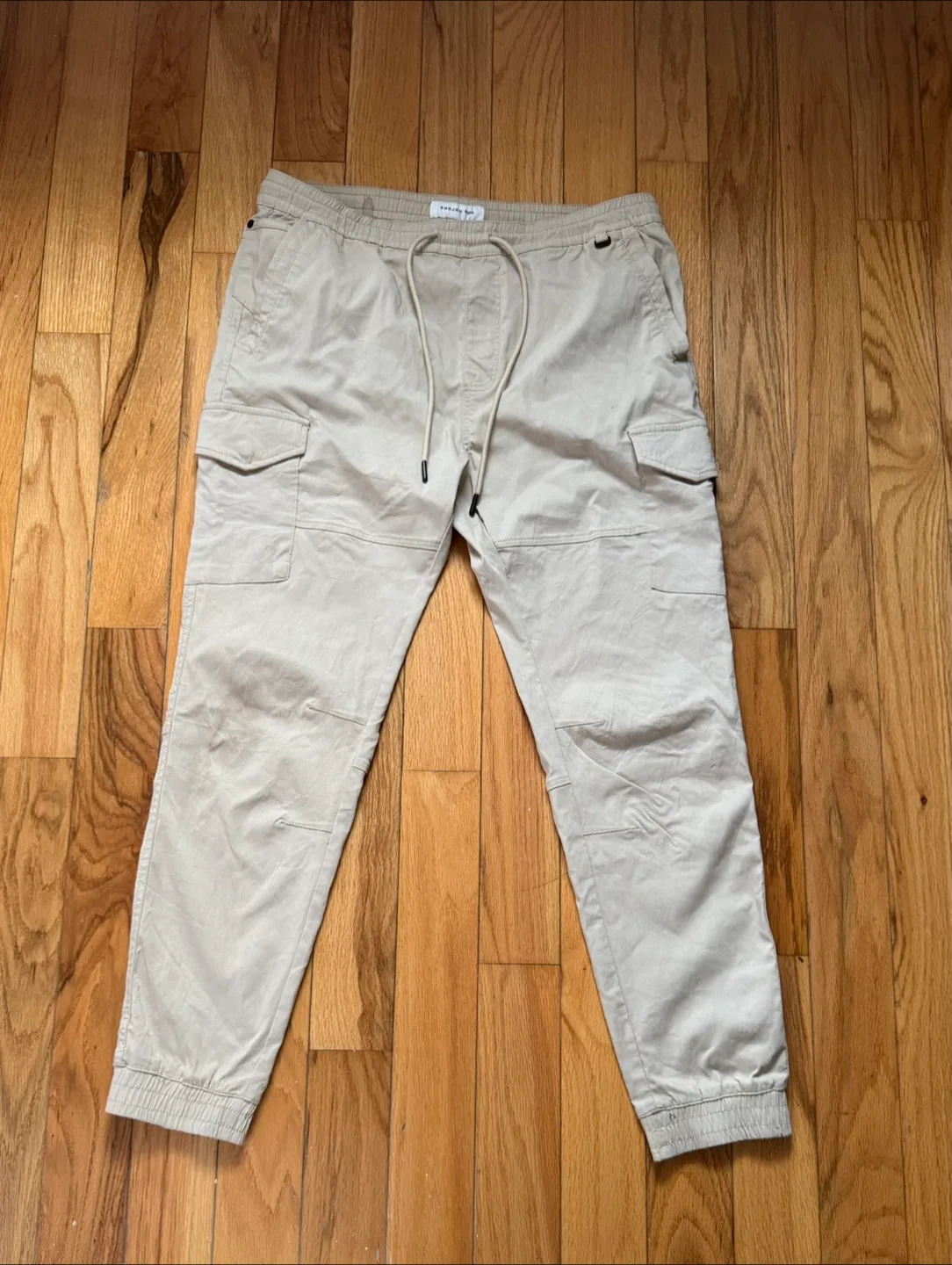 Projek Raw Beige Cargo Joggers - Size L thumbnail