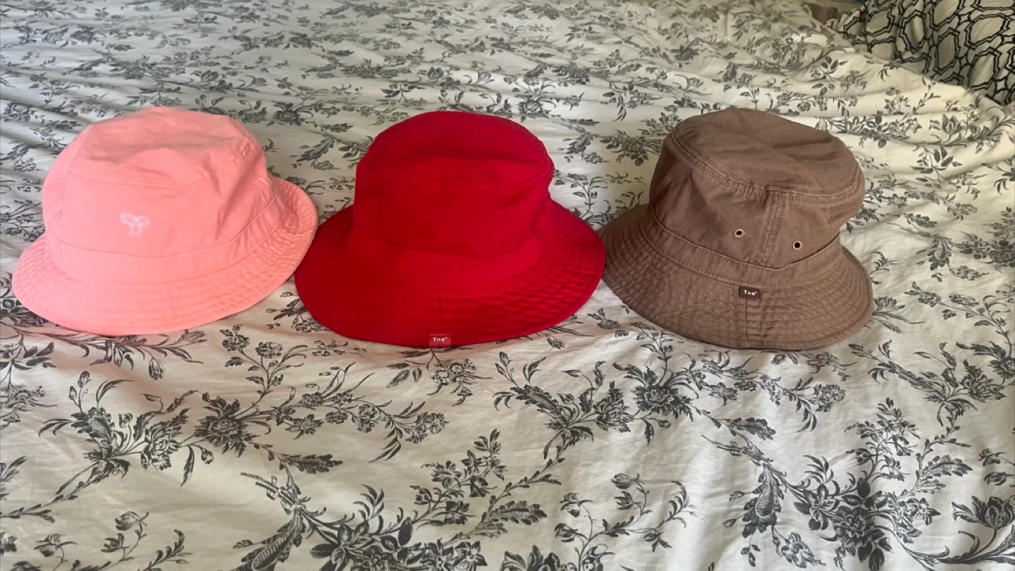 TNA Bucket Hats - Red, Pink, Brown image indicator(2)