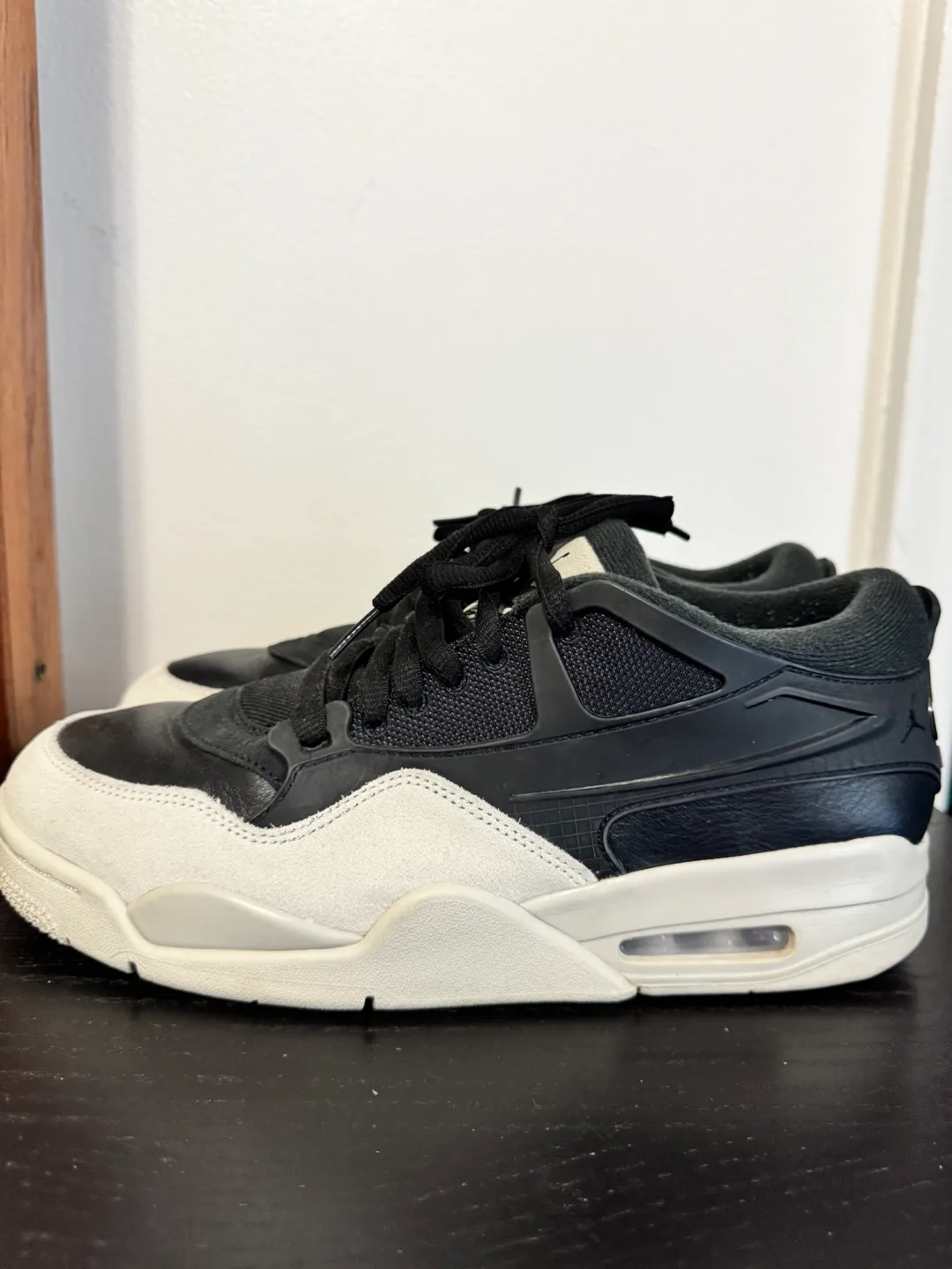 Air Jordan 4 RM Black Lightbone (10Us mens) image indicator(3)