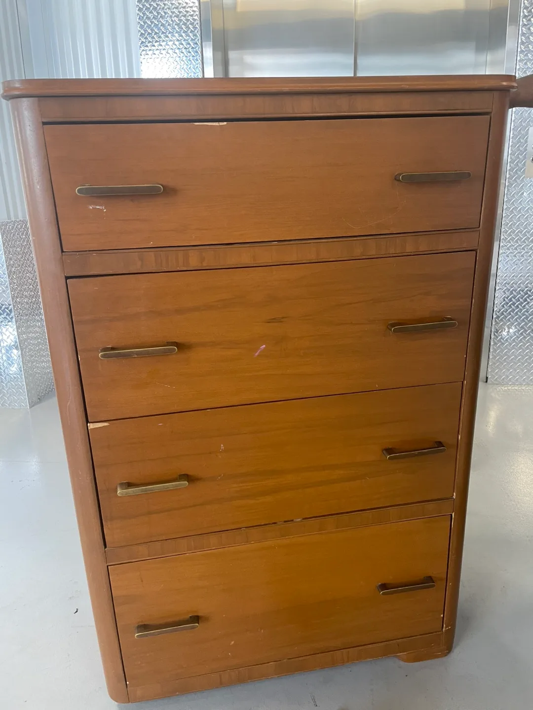 Vintage Wooden 5-Drawer Dresser thumbnail