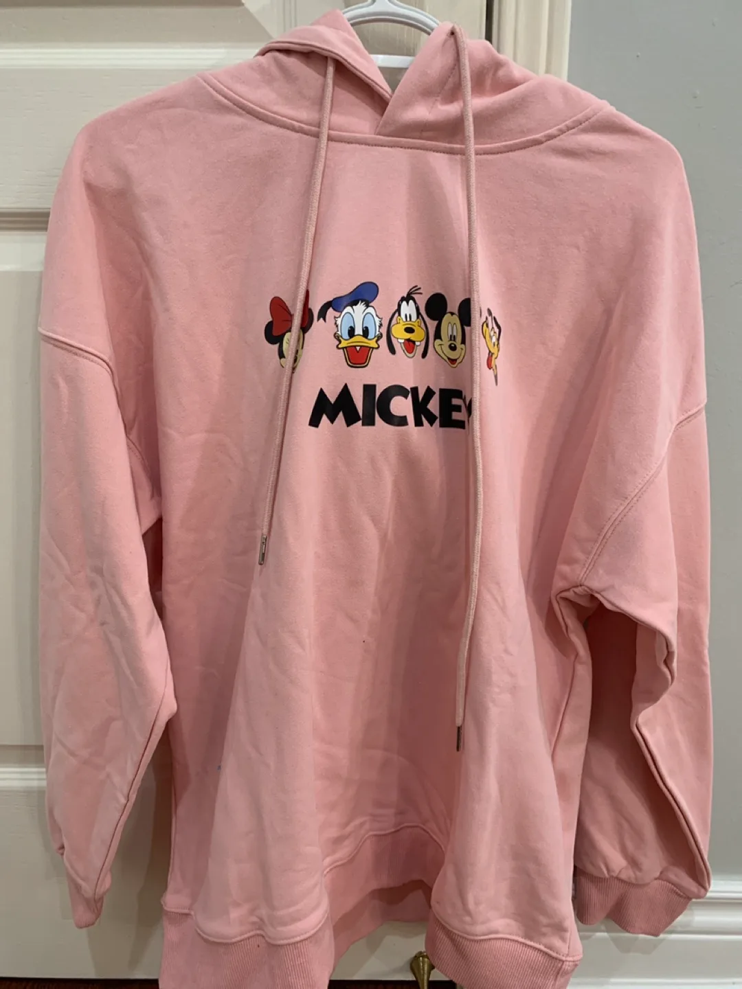 Disney Pink Mickey Mouse Hoodie - Size L thumbnail