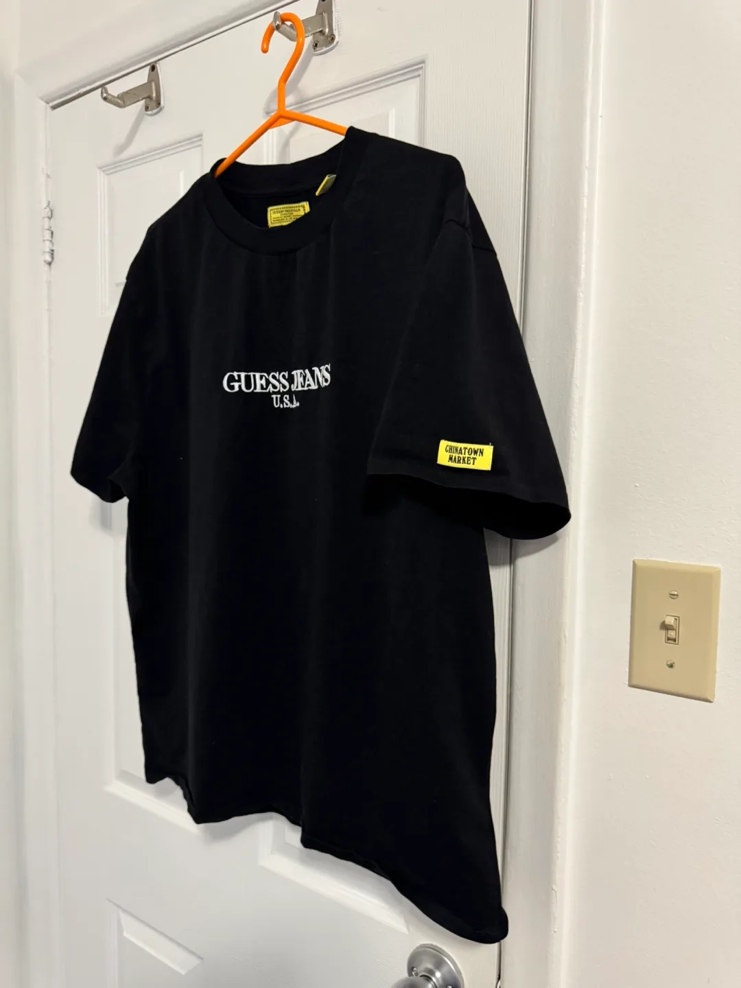 Guess x Chinatown Market Black Tee (XL) image indicator(5)