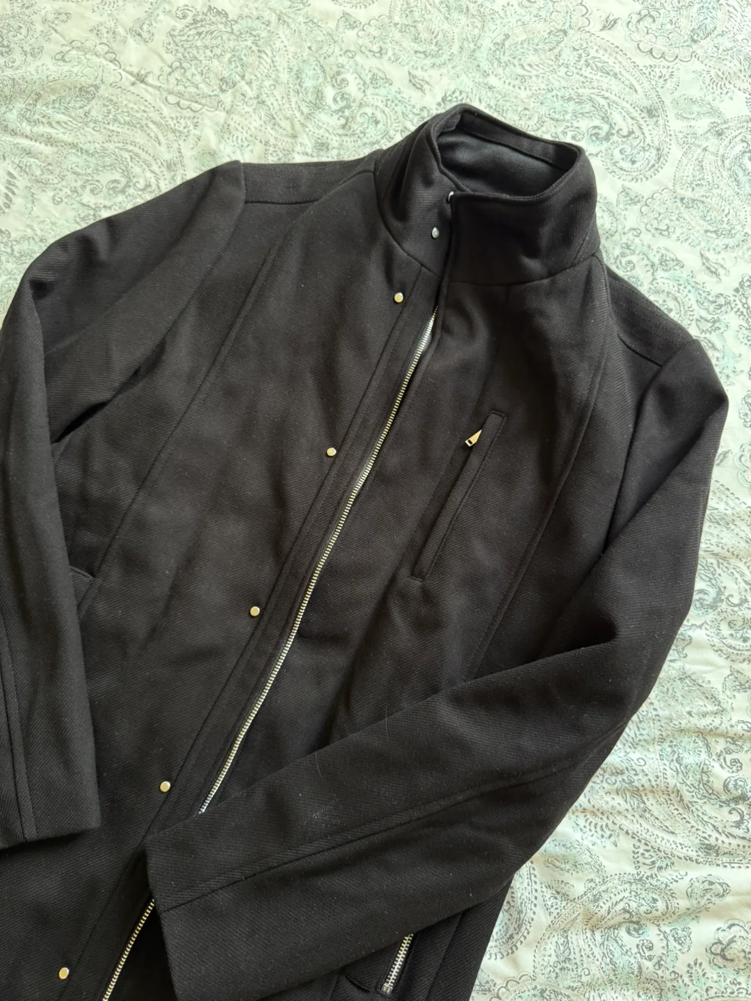 Zara Black Coat - Size S thumbnail