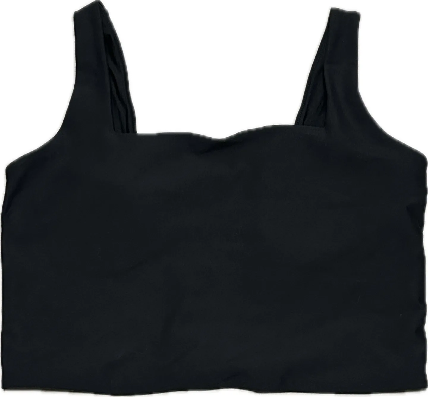A&F YPB sculptLUX Squareneck Slim Tank | Black thumbnail