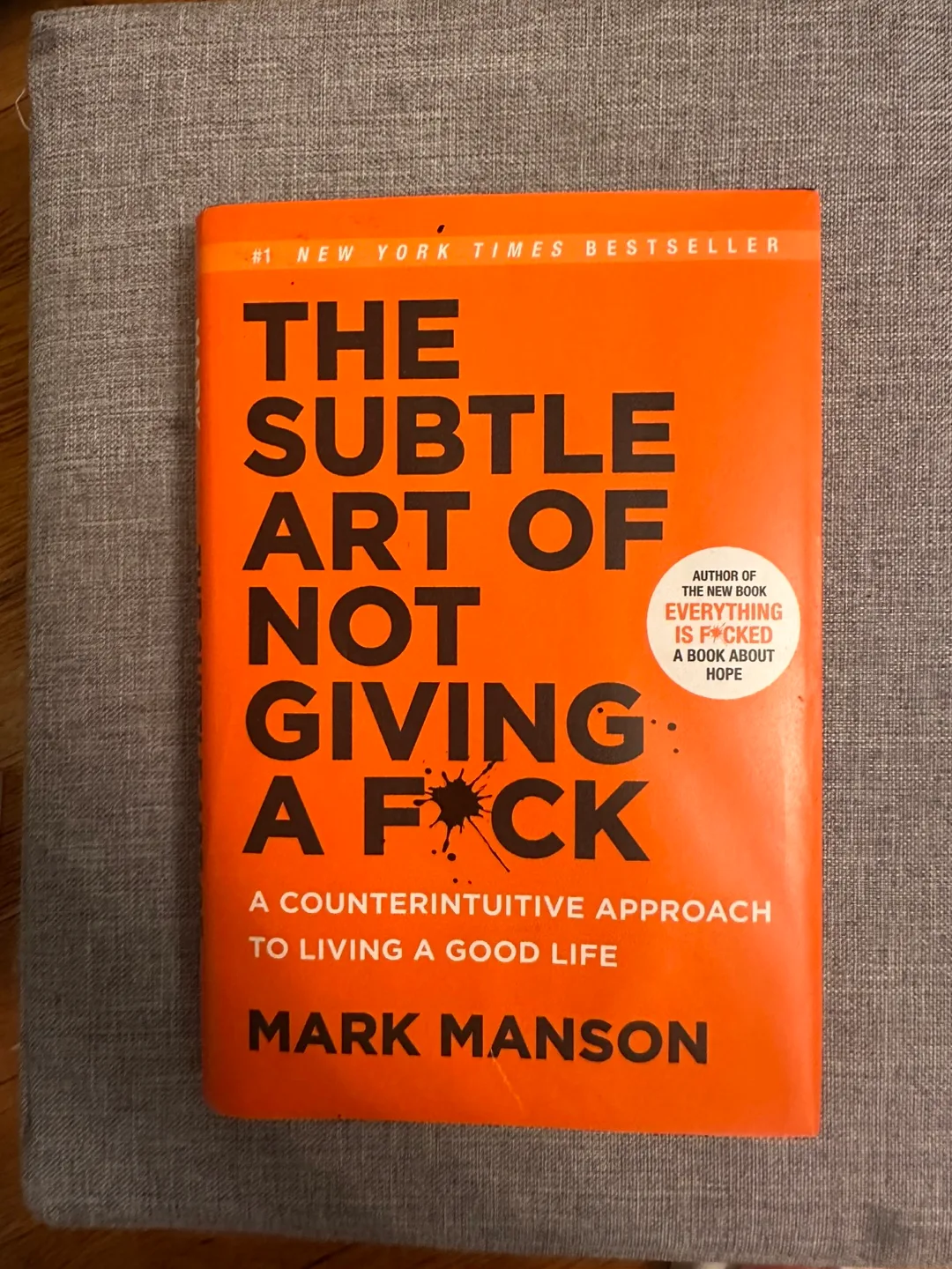 The Subtle Art of Not Giving a F*ck by Mark Manson thumbnail