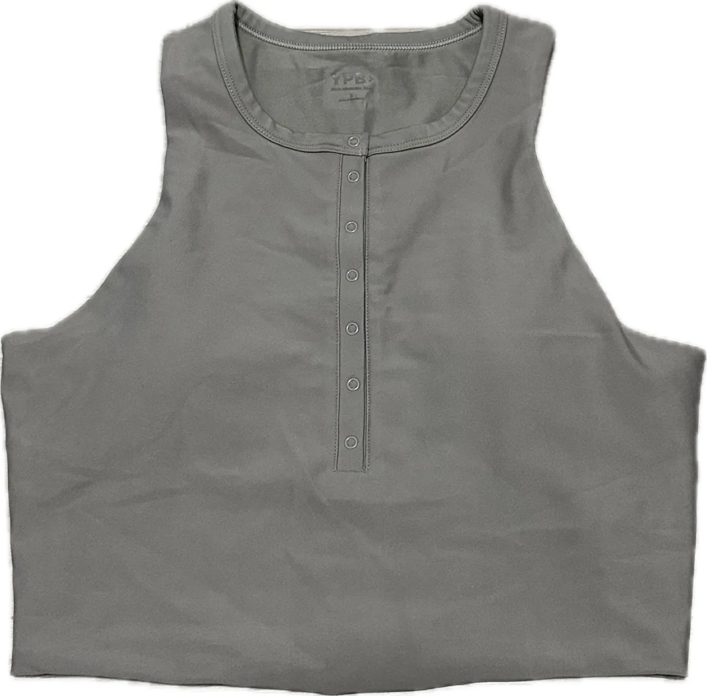 A&F YPB sculptLUX Plunge Henley Slim Tank thumbnail