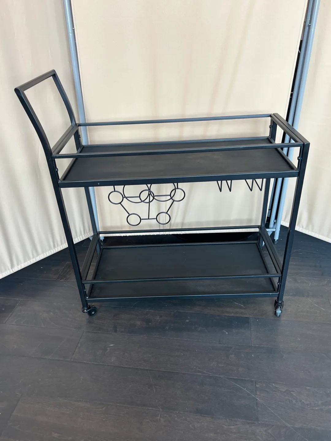 Black Metal Bar Cart image indicator(4)