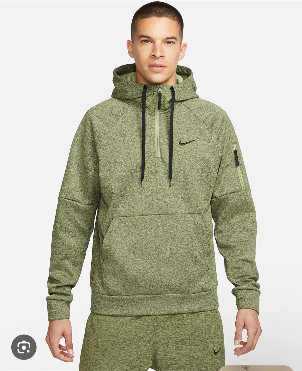 Nike Therma Fit Full Zip Fitness Rough Green (large) image indicator(10)