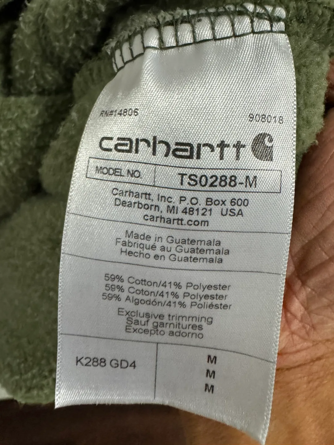 Carhartt Sweatshirt Hoodie x PAR Gold Lounge (Medium) image indicator(4)