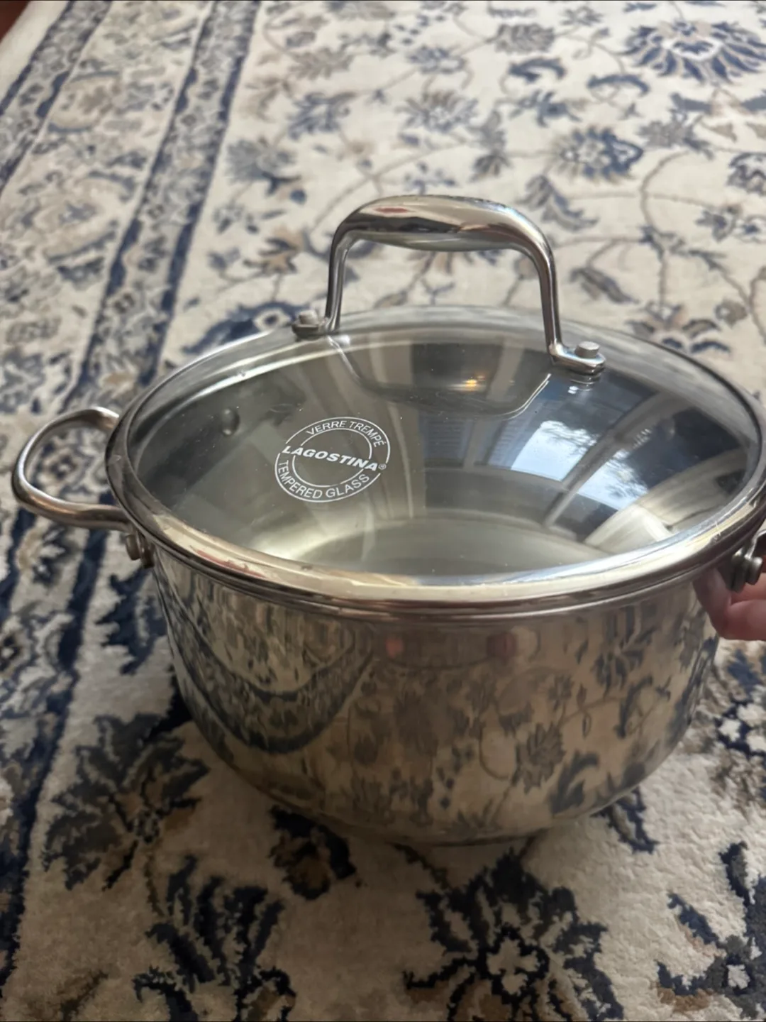 Lagostina Stainless Steel Stock Pot with Lid thumbnail
