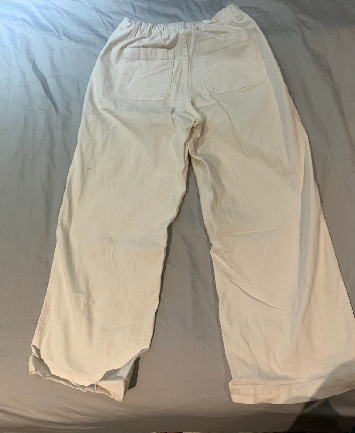 Baggy white girls jeans(9-10) - photo 2