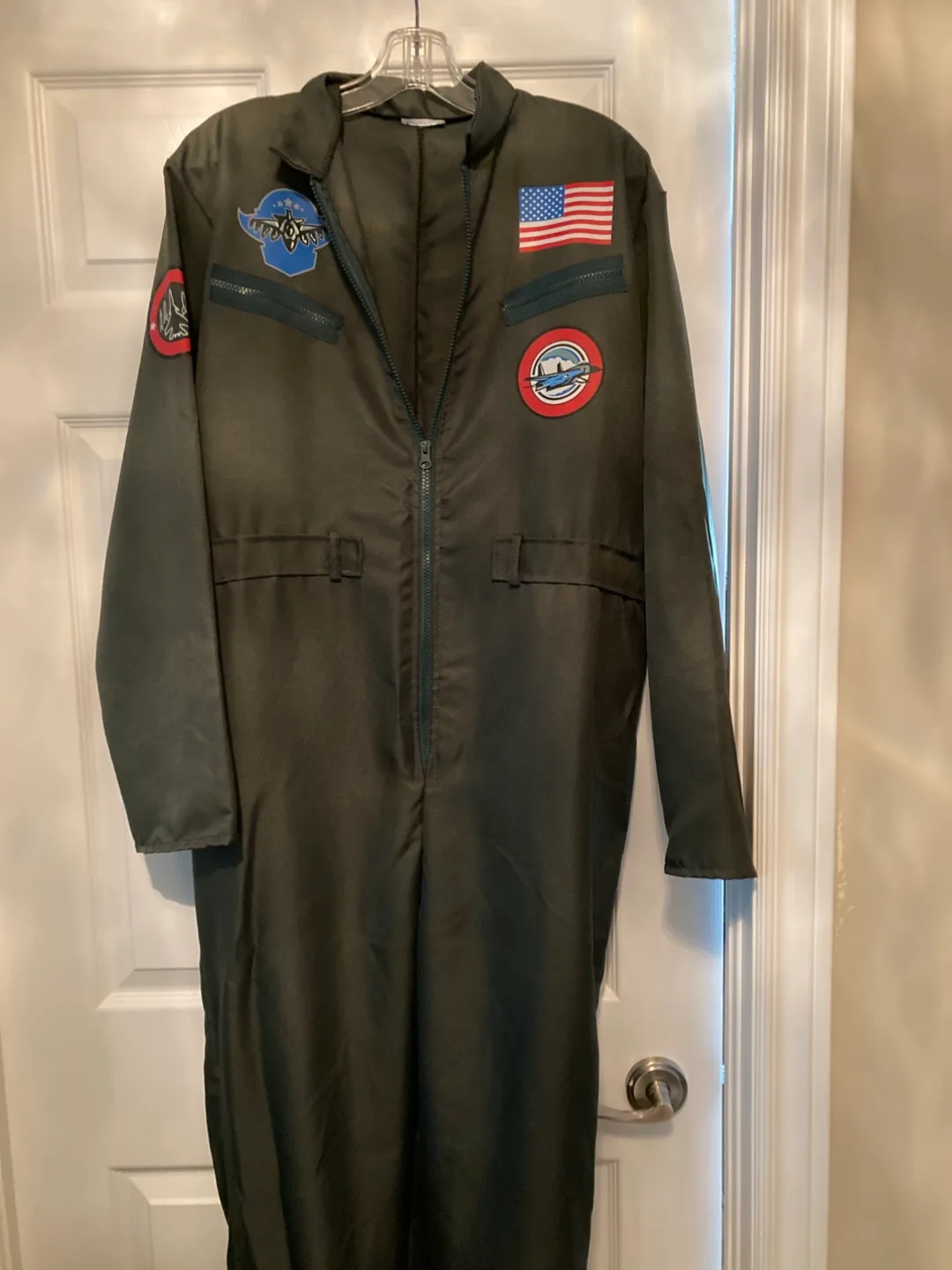 Pilot Jumpsuit - Olive Green Halloween thumbnail