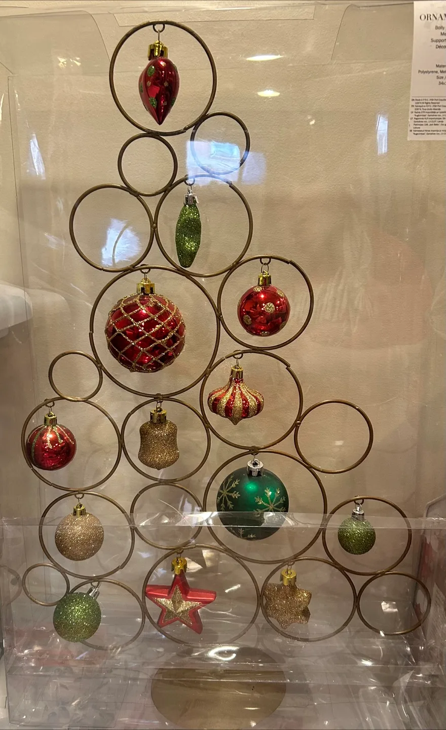 ✨Ornament Tree - Traditional Ornaments on Metal Stand thumbnail